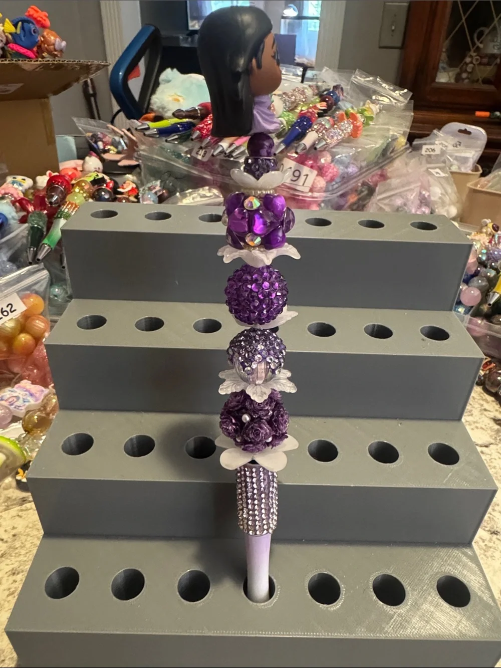 NWOT Disney Doorables Isabela Madrigal Beaded Pen Handmade by Me